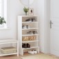 vidaXL Schuhregal Weiß 52x30x104 cm Massivholz Kiefer vidaXL Schuhregal Weiß 52x30x104 cm Massivholz Kiefer