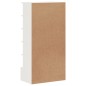 vidaXL Schuhregal Weiß 52x30x104 cm Massivholz Kiefer vidaXL Schuhregal Weiß 52x30x104 cm Massivholz Kiefer