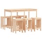vidaXL 7-tlg. Gartenbar-Set Massivholz Kiefer vidaXL 7-tlg. Gartenbar-Set Massivholz Kiefer