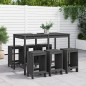 vidaXL 7-tlg. Gartenbar-Set Grau Massivholz Kiefer vidaXL 7-tlg. Gartenbar-Set Grau Massivholz Kiefer