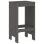 vidaXL 7-tlg. Gartenbar-Set Grau Massivholz Kiefer vidaXL 7-tlg. Gartenbar-Set Grau Massivholz Kiefer