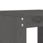 vidaXL 7-tlg. Gartenbar-Set Grau Massivholz Kiefer vidaXL 7-tlg. Gartenbar-Set Grau Massivholz Kiefer