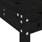 vidaXL 7-tlg. Gartenbar-Set Schwarz Massivholz Kiefer vidaXL 7-tlg. Gartenbar-Set Schwarz Massivholz Kiefer
