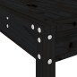 vidaXL 9-tlg. Gartenbar-Set Schwarz Massivholz Kiefer vidaXL 9-tlg. Gartenbar-Set Schwarz Massivholz Kiefer