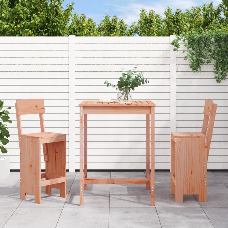 vidaXL 3-tlg. Gartenbar-Set Massivholz Douglasie vidaXL 3-tlg. Gartenbar-Set Massivholz Douglasie
