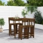 vidaXL 5-tlg. Gartenbar-Set Honigbraun Massivholz Kiefer vidaXL 5-tlg. Gartenbar-Set Honigbraun Massivholz Kiefer