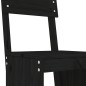 vidaXL 7-tlg. Gartenbar-Set Schwarz Massivholz Kiefer vidaXL 7-tlg. Gartenbar-Set Schwarz Massivholz Kiefer
