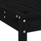 vidaXL 7-tlg. Gartenbar-Set Schwarz Massivholz Kiefer vidaXL 7-tlg. Gartenbar-Set Schwarz Massivholz Kiefer