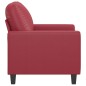 vidaXL Sessel Weinrot 60 cm Kunstleder vidaXL Sessel Weinrot 60 cm Kunstleder