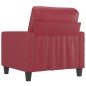 vidaXL Sessel Weinrot 60 cm Kunstleder vidaXL Sessel Weinrot 60 cm Kunstleder