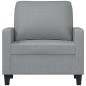 vidaXL Sofasessel Hellgrau 60 cm Stoff vidaXL Sofasessel Hellgrau 60 cm Stoff
