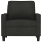 vidaXL Sessel Schwarz 60 cm Stoff vidaXL Sessel Schwarz 60 cm Stoff