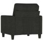 vidaXL Sessel Schwarz 60 cm Stoff vidaXL Sessel Schwarz 60 cm Stoff