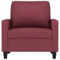 vidaXL Sessel Weinrot 60 cm Stoff vidaXL Sessel Weinrot 60 cm Stoff