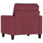 vidaXL Sessel Weinrot 60 cm Stoff vidaXL Sessel Weinrot 60 cm Stoff