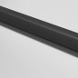 vidaXL Innentür Schlank Schwarz 102,5x201,5 cm Hartglas & Aluminium vidaXL Innentür Schlank Schwarz 102,5x201,5 cm Hartglas & Aluminium