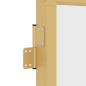 vidaXL Innentür Schlank Golden 76x201,5 cm Hartglas und Aluminium vidaXL Innentür Schlank Golden 76x201,5 cm Hartglas und Aluminium