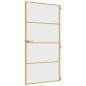 vidaXL Innentür Schlank Golden 102,5x201,5 cm Hartglas und Aluminium vidaXL Innentür Schlank Golden 102,5x201,5 cm Hartglas und Aluminium