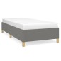 vidaXL Bettgestell ohne Matratze Dunkelgrau 90x200 cm Stoff vidaXL Bettgestell ohne Matratze Dunkelgrau 90x200 cm Stoff