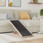 vidaXL Hunderampe Grau 100x40 cm Massivholz Tanne vidaXL Hunderampe Grau 100x40 cm Massivholz Tanne