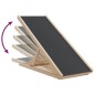 vidaXL Hunderampe Grau 100x40 cm Massivholz Tanne vidaXL Hunderampe Grau 100x40 cm Massivholz Tanne