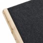 vidaXL Hunderampe Grau 100x40 cm Massivholz Tanne vidaXL Hunderampe Grau 100x40 cm Massivholz Tanne