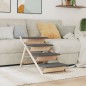 vidaXL Hundetreppe Grau 105x47 cm Massivholz Tanne vidaXL Hundetreppe Grau 105x47 cm Massivholz Tanne