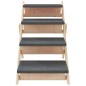 vidaXL Hundetreppe Grau 105x47 cm Massivholz Tanne vidaXL Hundetreppe Grau 105x47 cm Massivholz Tanne