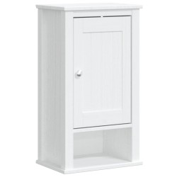 vidaXL Bad-Wandschrank BERG Weiß 40x27x71,5 cm Massivholz Kiefer