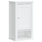 vidaXL Bad-Wandschrank BERG Weiß 40x27x71,5 cm Massivholz Kiefer vidaXL Bad-Wandschrank BERG Weiß 40x27x71,5 cm Massivholz Kiefer