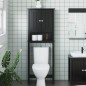 vidaXL Toilettenschrank BERG Schwarz 60x27x164,5 cm Massivholz vidaXL Toilettenschrank BERG Schwarz 60x27x164,5 cm Massivholz