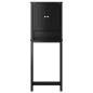 vidaXL Toilettenschrank BERG Schwarz 60x27x164,5 cm Massivholz vidaXL Toilettenschrank BERG Schwarz 60x27x164,5 cm Massivholz