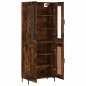 Highboard Räuchereiche 69,5x34x180 cm Holzwerkstoff Highboard Räuchereiche 69,5x34x180 cm Holzwerkstoff