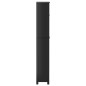 vidaXL Toilettenschrank BERG Schwarz 60x27x164,5 cm Massivholz vidaXL Toilettenschrank BERG Schwarz 60x27x164,5 cm Massivholz