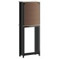 vidaXL Toilettenschrank BERG Schwarz 60x27x164,5 cm Massivholz vidaXL Toilettenschrank BERG Schwarz 60x27x164,5 cm Massivholz