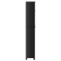 vidaXL Waschmaschinenschrank BERG Schwarz 76x27x164,5 cm Massivholz vidaXL Waschmaschinenschrank BERG Schwarz 76x27x164,5 cm Massivholz