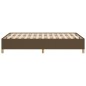 Bettgestell Dunkelbraun 120x200 cm Stoff