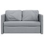vidaXL Bodensofa mit Schlaffunktion Hellgrau 112x174x55 cm Stoff vidaXL Bodensofa mit Schlaffunktion Hellgrau 112x174x55 cm Stoff