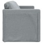 vidaXL Bodensofa mit Schlaffunktion Hellgrau 112x174x55 cm Stoff vidaXL Bodensofa mit Schlaffunktion Hellgrau 112x174x55 cm Stoff