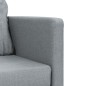 vidaXL Bodensofa mit Schlaffunktion Hellgrau 112x174x55 cm Stoff vidaXL Bodensofa mit Schlaffunktion Hellgrau 112x174x55 cm Stoff
