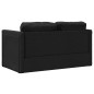 vidaXL Bodensofa mit Schlaffunktion Schwarz 112x174x55 cm Stoff vidaXL Bodensofa mit Schlaffunktion Schwarz 112x174x55 cm Stoff