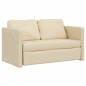 vidaXL Bodensofa mit Schlaffunktion Creme 112x174x55 cm Stoff vidaXL Bodensofa mit Schlaffunktion Creme 112x174x55 cm Stoff