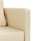 vidaXL Bodensofa mit Schlaffunktion Creme 112x174x55 cm Stoff vidaXL Bodensofa mit Schlaffunktion Creme 112x174x55 cm Stoff
