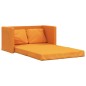 vidaXL Bodensofa mit Schlaffunktion Dunkelgelb 112x174x55 cm Stoff vidaXL Bodensofa mit Schlaffunktion Dunkelgelb 112x174x55 cm Stoff