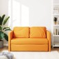 vidaXL Bodensofa mit Schlaffunktion Dunkelgelb 112x174x55 cm Stoff vidaXL Bodensofa mit Schlaffunktion Dunkelgelb 112x174x55 cm Stoff