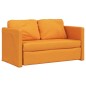vidaXL Bodensofa mit Schlaffunktion Dunkelgelb 112x174x55 cm Stoff vidaXL Bodensofa mit Schlaffunktion Dunkelgelb 112x174x55 cm Stoff