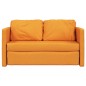 vidaXL Bodensofa mit Schlaffunktion Dunkelgelb 112x174x55 cm Stoff vidaXL Bodensofa mit Schlaffunktion Dunkelgelb 112x174x55 cm Stoff