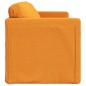 vidaXL Bodensofa mit Schlaffunktion Dunkelgelb 112x174x55 cm Stoff vidaXL Bodensofa mit Schlaffunktion Dunkelgelb 112x174x55 cm Stoff
