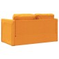 vidaXL Bodensofa mit Schlaffunktion Dunkelgelb 112x174x55 cm Stoff vidaXL Bodensofa mit Schlaffunktion Dunkelgelb 112x174x55 cm Stoff