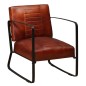 vidaXL Loungesessel Braun Echtleder vidaXL Loungesessel Braun Echtleder